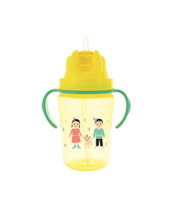 Dodie Tasse Avec Paille 18 Mois 350 Ml Jaune Dodie Tasse Avec Paille 18 Mois 350 Ml Jaune