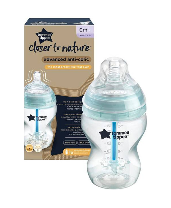 Tommee Tippee Biberons Closer to Nature 0 mois+ 260 ml multicolore